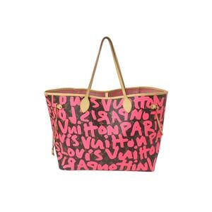 Louis Vuitton Neverfull Monogram Graffiti Fuchsia tote bag